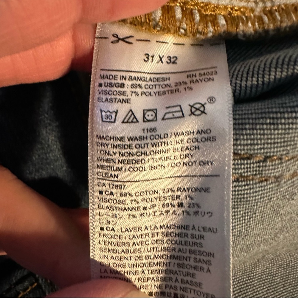 Banana Republic Medium Wash Traveler Jeans Size 31 x 32 Slim Fit - Picture 4 of 6